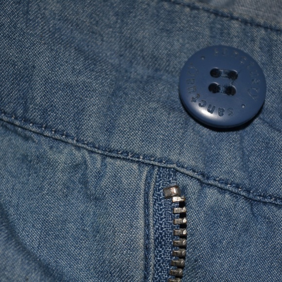 Sanctuary Blue Linen Shorts size XS - Picture 5 of 8